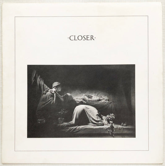 Image of Front Cover of LP - G+/G - JOY DIVISION, Closer (Factory; FACT XXV, UK 1980, Textured Cardboard Sleeve, Textured Inner with Straight Corners, Translucent Red When Held To Light), Covered in light marks, plays well though with occasional background noise. Sleeve intact but grubby with a water stain at the bottom.,  - 1216376C