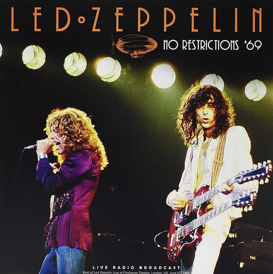 Image of Front Cover of 5124132E: LP - LED ZEPPELIN, No Restrictions '69 (Cult Legends ; CL83544, Netherlands 2012)   VG+/VG