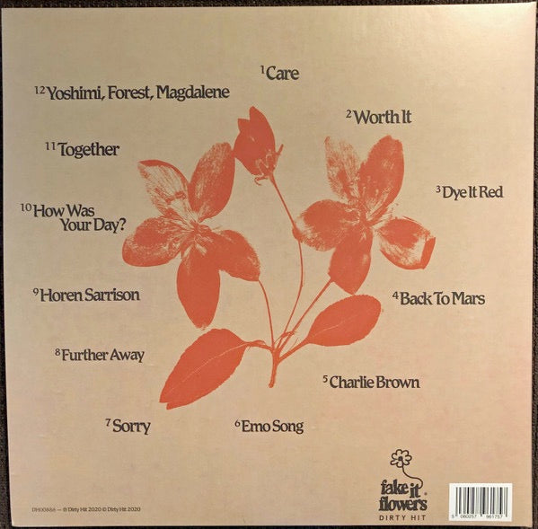 Image of Back Cover of 5024249E: LP - BEABADOOBEE, Fake It Flowers (Dirty Hit; DH00886, Europe 2020, Gatefold, Poster)   VG+/VG