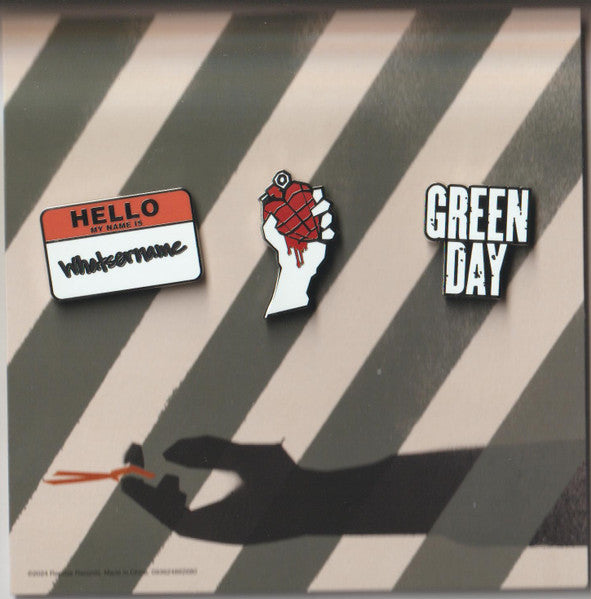 Image of Label Cover of 4xCD - M/M - GREEN DAY, American Idiot 20 (Reprise Records ; 093624862680, US 2024, Box Set, sealed), , The Super Deluxe Limited Edition comes with 4xCD 2xBlu-rayThe box-set also contains a 48-page book, an enamel pin set, sticker sheet, and cloth patch. - 0936149E