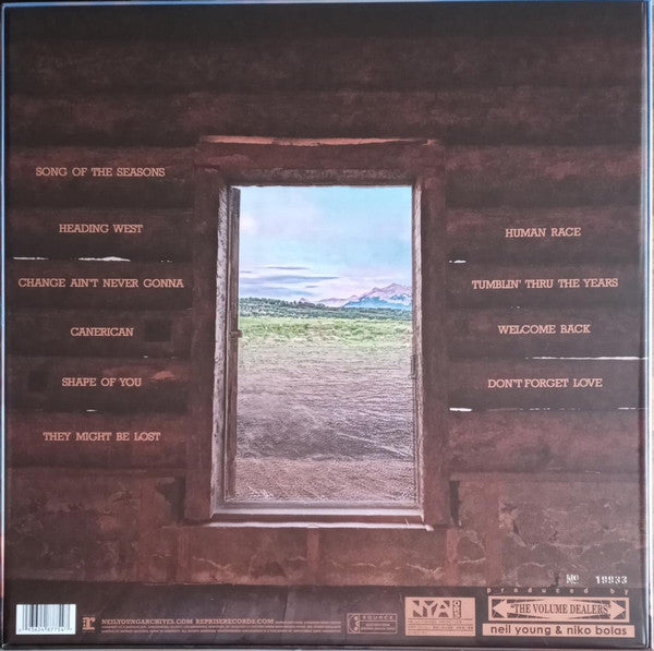 Image of Back Cover of 5144241S: 3xLP - NEIL YOUNG, CRAZY HORSE, Barn (Reprise Records; 093624877547, Worldwide 2021, Numbered Deluxe Edition LP, CD, Blue Ray And 6 Photos) SEALED  M/M