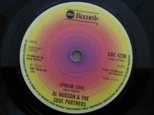 Image of Back Cover of 5124249E: 7" - AL HUDSON & THE SOUL PARTNERS, Spread Love/ Love Me Forever (ABC Records; ABC 4238, UK 1978) Lightest of marks.  /VG+