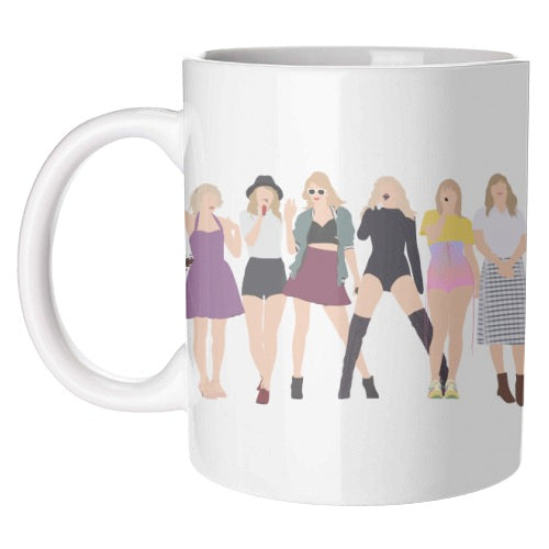 Image of Front Cover of 2415032C: Accessories - TAYLOR SWIFT, Eras Mug (, UK 2024, White Mug With Colour Print)   NEW/NEW