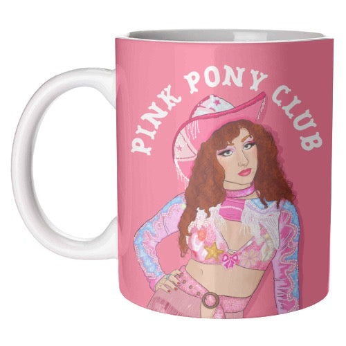 Image of Front Cover of 5114377C: Accessories - CHAPPELL ROAN, Pink Pony Club Mug (, UK 2024, White Mug With Colour Print)   NEW/NEW