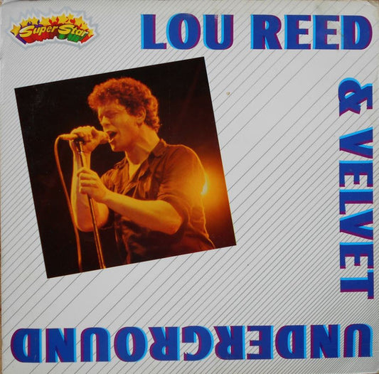 Image of Front Cover of 5144263S: LP - LOU REED & VELVET UNDERGROUND*, The Velvet Underground & Lou Reed (Armando Curcio Editore; SU-1012, Italy 1982, Fold Out Sleeve, Booklet) Shiny disc with light hairlines, however has constant surface noise. Heavy edge wear and tear to bottom and top edge. Creasing.  VG/G+