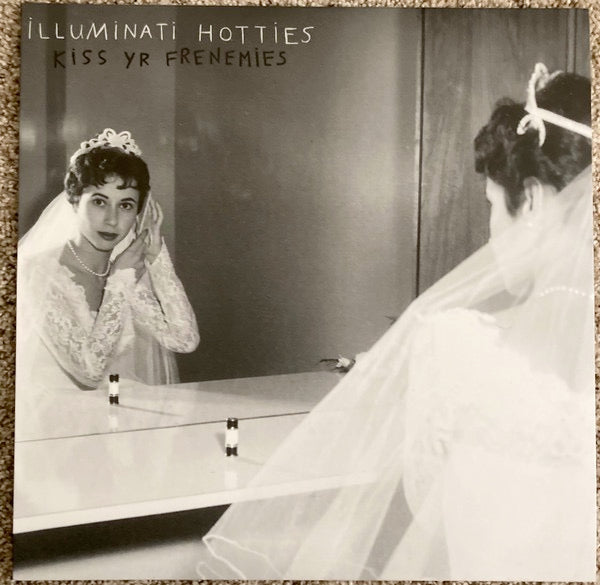 Image of Front Cover of 5134161E: LP - ILLUMINATI HOTTIES, Kiss Yr Frenemies (	Tiny Engines; TE182, 	 2023, Multicolour mix Recycled Vinyl)   NEW/NEW