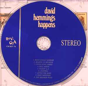 Image of Label Cover of 5134140E: CD - DAVID HEMMINGS, Happens (Rev-Ola; CR REV 074, UK 2004, Jewel Case)   VG+/VG+