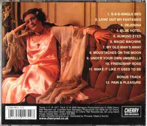 Image of Back Cover of 5134141E: CD - FOX, Blue Hotel (Cherry Red; CDM RED 272, UK 2006, Jewel Case) light marks plays fine  VG+/VG+