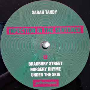 Image of Label Cover of 5124274E: LP - SARAH TANDY, Infection In The Sentence (Jazz Re:freshed; JRF0017, UK 2019) sleeve creased, light hairlines on vinyl.  VG/VG