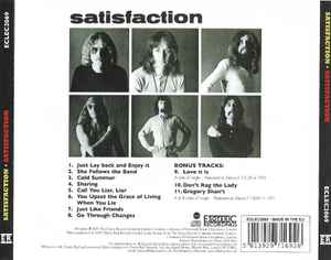 Image of Back Cover of 5134144E: CD - SATISFACTION, Satisfaction (Esoteric Recordings; ECLEC2069, Europe 2008, Jewel Case)   VG+/VG+