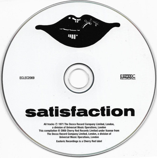 Image of Label Cover of 5134144E: CD - SATISFACTION, Satisfaction (Esoteric Recordings; ECLEC2069, Europe 2008, Jewel Case)   VG+/VG+