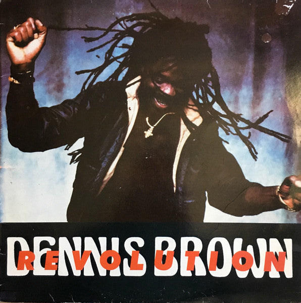 Image of Front Cover of 5114443C: LP - DENNIS BROWN, Revolution (Yvonne's Special; YSLP 4, UK 1985) Light marks only.  VG+/VG+