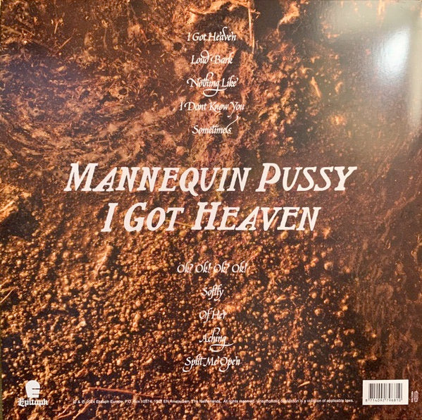 Image of Back Cover of 5114481C: LP - MANNEQUIN PUSSY, I Got Heaven (Epitaph; 7968-1, 	Europe 2024, Inner)   NEW/NEW