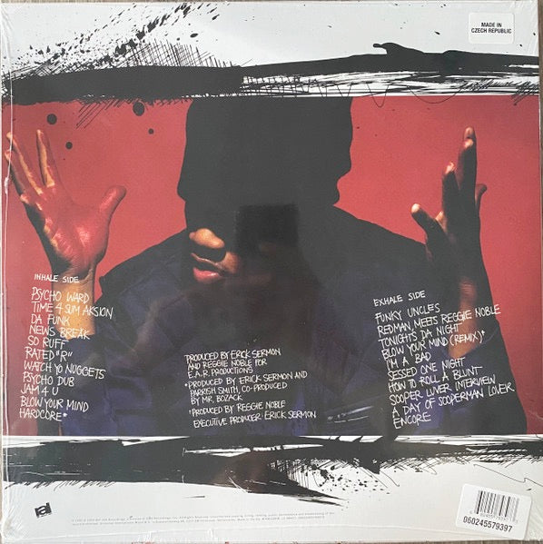 Image of Back Cover of 5114465C: LP - REDMAN, Whut? Thee Album (Rush Associated Labels; 00602455793974, Europe 2023 Reissue, Inner, Fruit Punch Coloured Vinyl) Shrink-wrap  VG+/VG