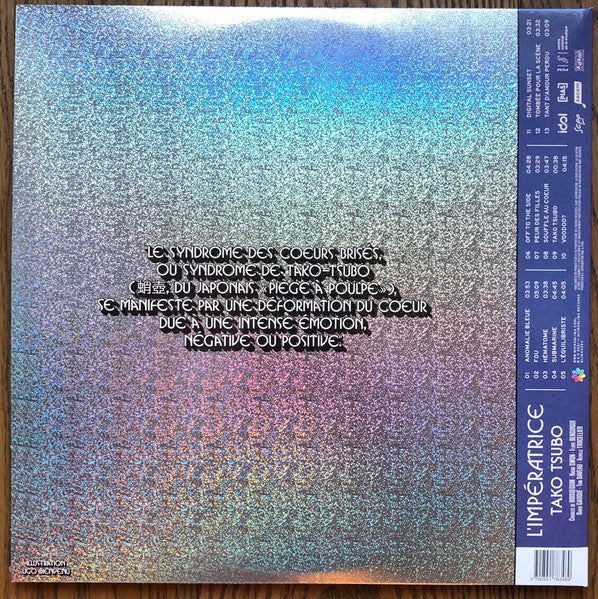 Image of Back Cover of 2xLP - NEW/NEW - L'IMP RATRICE, Tako Tsubo (microqlima; QLIMA025V, France Reissue, Gatefold, Insert, Download Code), ,  - 3336122E