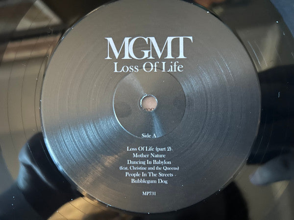 Image of Label Cover of 5154162S: LP - MGMT, Loss Of Life (Mom + Pop; MP731, US 2024, Inner)   NEW/NEW