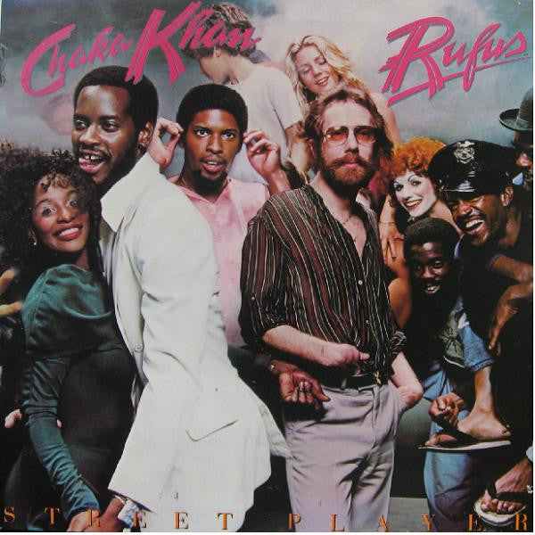 Image of Front Cover of 5114466C: LP - RUFUS & CHAKA KHAN, Street Player (ABC Records; AA-1049, US 1978, Gatefold) Sleeve shrink-wrapped (small rip in plastic) with cut-out (notched) at top edge and some wear at corners  VG/G+