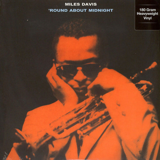 Image of Front Cover of 5124359E: LP - MILES DAVIS, 'Round About Midnight (Dol; DOL800H, Europe 2015) Still In Stickered Shrinkwrap - light marks only  VG+/VG+