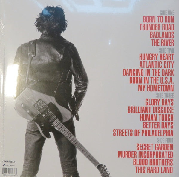 Image of Back Cover of 2xLP - NEW/NEW - BRUCE SPRINGSTEEN, Greatest Hits (Columbia; 19075820661, Europe 2000s Reissue, Gatefold, 2 Inners), ,  - 1516471C