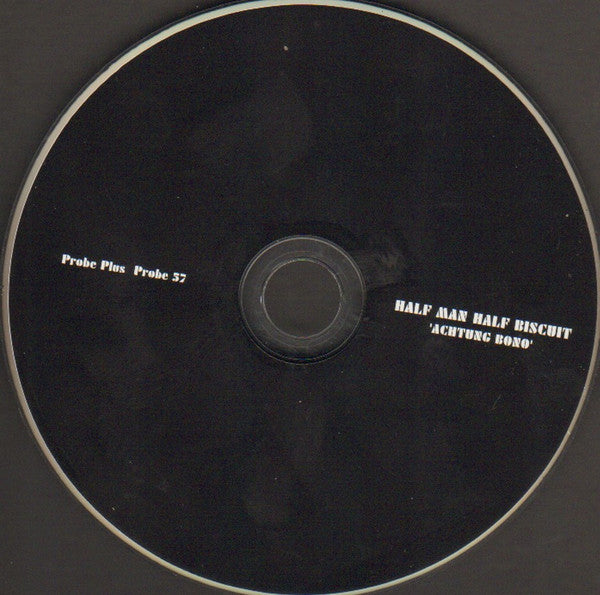 Image of Label Cover of 5134224E: CD - HALF MAN HALF BISCUIT, Achtung Bono (Probe Plus; PROBE 57, UK 2005, Jewel Case, Inner)   VG+/VG+