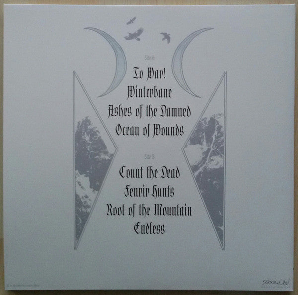 Image of Back Cover of LP - VG+/VG+ - ABBATH, Abbath (Season Of Mist; SOM 366LP, France 2016, Gatefold, Poster, Immortal ex-front man), Strong VG+ all around. With stickered plastic sleeve.,  - 5144356S