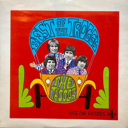 Image of Front Cover of LP - VG/VG+ - THE TROGGS, Best Of (Page One; FOR 001, UK 1967, Laminated Flipback Sleeve, Mono), Handful of hairline scratches on record.  Ringwear and light creasing to sleeve,  - 3225043E