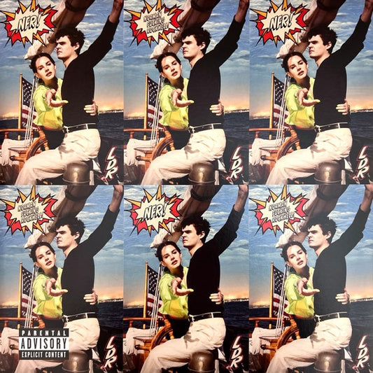 Image of Front Cover of 5114559C: 2xLP - LANA DEL REY, Norman Fucking Rockwell! NFR! (Polydor; 0806831, Europe 2019, Gatefold, 2 Inners, Lime Green Vinyl. Alternative Cover.) M1/MPO19130038  M2/MPO19130965MPO 19129460M2/MPO19130600  EX/VG+