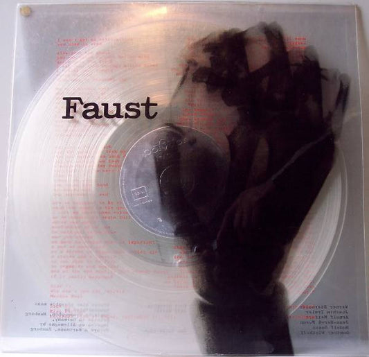 Image of Front Cover of 5124393E: LP - FAUST, Faust (Polydor; 2310 142, Germany 1971, Clear Plastic Sleeve, Clear Plastic  Insert, Clear Vinyl) Sticker Damage To Label, Discolouration To Edges Of Vinyl  VG/VG