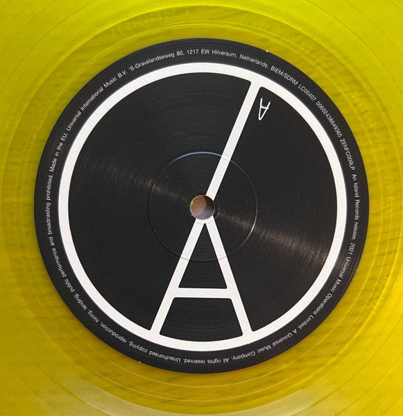 Image of Label Cover of 5114569C: LP - YARD ACT, The Overload (ZEN F.C.; ZENFC009LP, UK 2022, Die Cut Sleeve, Inner & Insert, Yellow Vinyl With CD. SIGNED on inner & sleeve.)   VG+/VG+