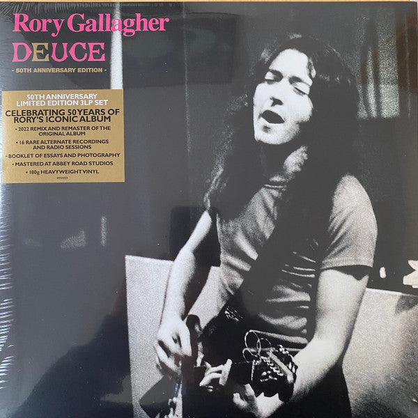 Image of Front Cover of 5244013S: 3xLP - RORY GALLAGHER, Deuce (50th Anniversary Edition) (Polydor; 4554223, Europe 2022 Reissue, Triple Gatefold, 3 Inners, 180 Gram Vinyl) Opened Instore, Still In Stickered Shrinkwrap  EX/EX