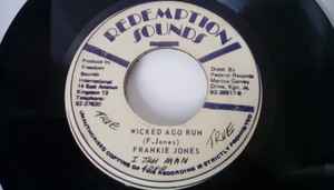 Image of Front Cover of 5224040E: 7" - FRANKIE JONES, Wicked Ago Run (Redemption Sounds; none, Jamaica 1980) Strong G+.  /G+