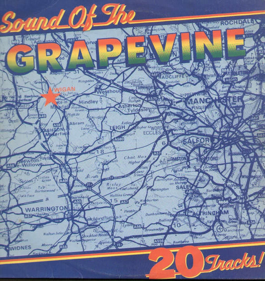 Image of Front Cover of 5025133E: LP - VARIOUS, Sound Of The Grapevine (Grapevine; GRAL 1001, UK 1979, 5 Track Promo) Some marks on disc but don't affect play. Light wear to sleeve with ringwear.  G+/G+