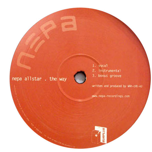 Image of Front Cover of 12" - /VG+ - THE RED CLAY / NEPA ALLSTAR, The Way / U R The One (Surplus; surp001, UK 2001), , A The Red Clay   U R The OneB1 Nepa Allstar   The Way (Vocal)B2 Nepa Allstar   The Way (Instrumental)B3 Nepa Allstar   The Way (Bonus Groove) - 2326095E