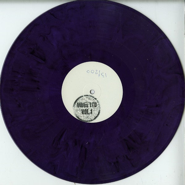 Image of Front Cover of 12" - /VG+ - UNKNOWN ARTIST, Vibes Ltd Vol. 1 (Vibes Ltd; VIBESLTD 001, Denmark 2013, Limited Edition, 180 Gram, Hand Stamped, Purple Marbled), 187/200, A1 Replika   Black PatinaA2 Deso   If My LoveB1 Deymare  	Blue VelvetB2 Janeret   Higher Ground - 2716140C
