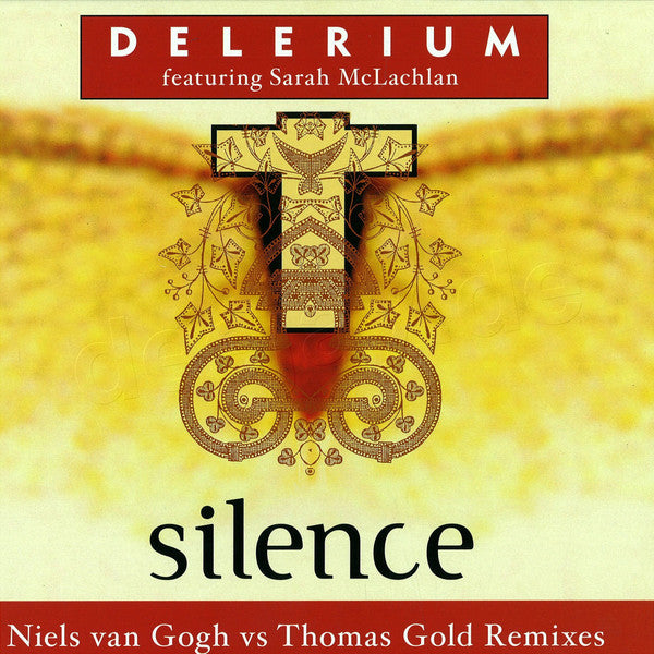 Image of Front Cover of 0125042E: 12" - DELERIUM FEATURING SARAH MCLACHLAN, Silence (Niels van Gogh vs Thomas Gold Remixes) (Nettwerk; 5 037703 331914, UK 2008) Light Marks only.  VG/VG+