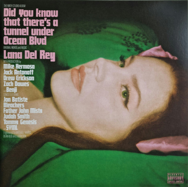 Image of Front Cover of 0145015S: 2xLP - LANA DEL REY, Did You Know That There's A Tunnel Under Ocean Blvd (Polydor; 4859194, Worldwide 2023, Gatefold, Limited Edition, Pink, Alternative Artwork)   VG+/VG+