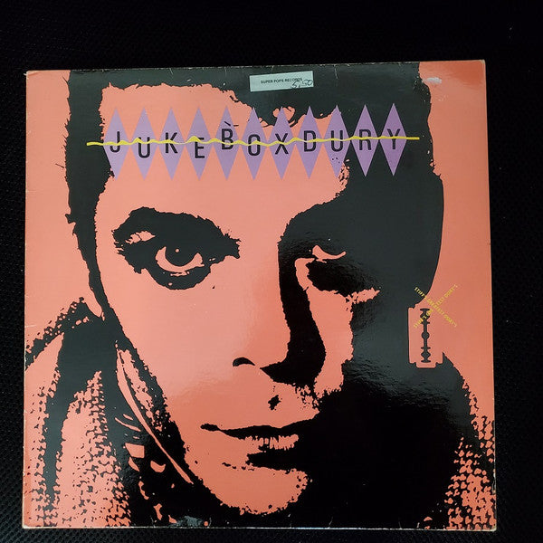 Image of Front Cover of LP - VG+/VG - IAN DURY AND THE BLOCKHEADS, Jukebox Dury (Stiff Records; Seez41, UK 1981), ,  - 3626283E