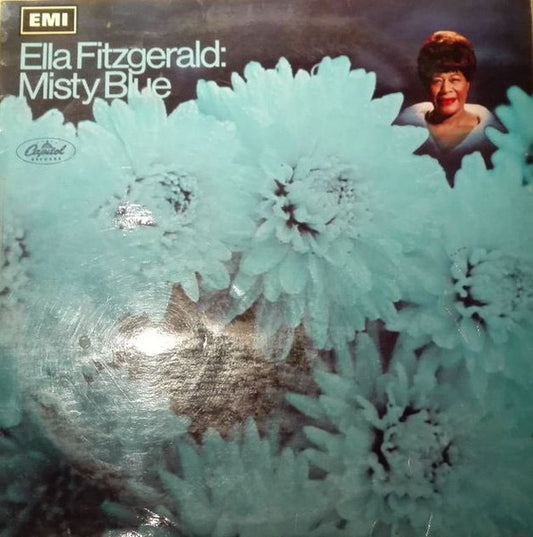 Image of Front Cover of 0115164C: LP - ELLA FITZGERALD, Misty Blue (Capitol Records; ST 2888, UK 1968, Laminated Flipback Sleeve) Creases to laminate.  VG/VG