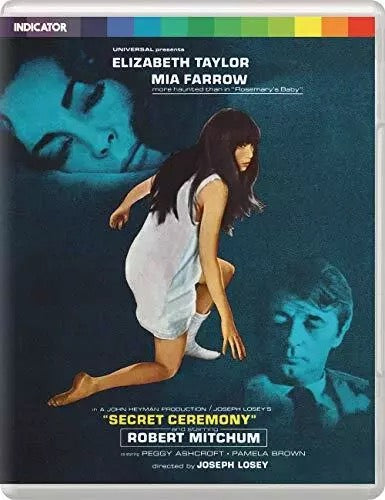 Image of Front Cover of Blu-Ray - VG+/VG+ - ELIZABETH TAYLOR, MIA FARROW, Secret Ceremony (Indicator; 155, US , Booklet), ,  - 4035052E