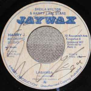 Image of Back Cover of 0125128E: 7" - SHEILA HYLTON, Lot Of Love / Labamba (Jaywax; none, Jamaica 1979) Lots of marks. WOL.  /G