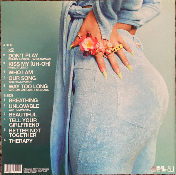 Image of Back Cover of LP - EX/EX - ANNE-MARIE, Therapy (Asylum Records ; 0190296742170, Europe 2021, Gatefold, Inner, Light Rose (Pink) Vinyl), ,  - 4046106S