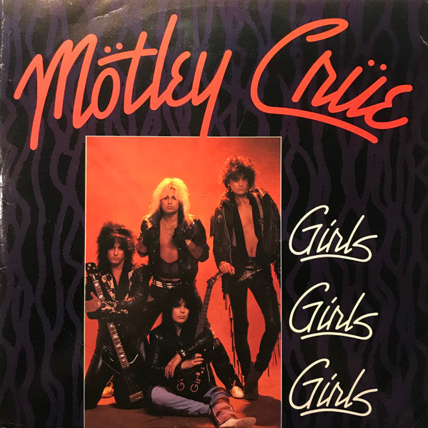 Image of Front Cover of 0115252C: 12" - M TLEY CR E, Girls Girls Girls (Elektra; EKR 59 T, UK 1987, Picture Sleeve)   VG/VG