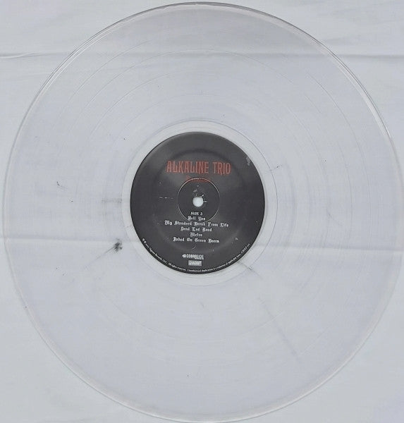 Image of Label Cover of 0145054S: 2xLP - ALKALINE TRIO, Remains (Cobraside Distribution Inc.; CSDLP 1111, US 2007, Gatefold, Insert, Clear Vinyl) Nice clean copy.   VG+/VG+