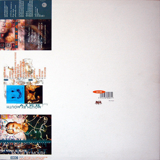 Image of Back Cover of 0125301E: LP - HIS NAME IS ALIVE, Mouth By Mouth (4AD ; CAD 3006, UK 1993, Textured Sleeve, Inner) Strong VG, Sticker Mark On Sleeve, Ring Wear  VG/VG