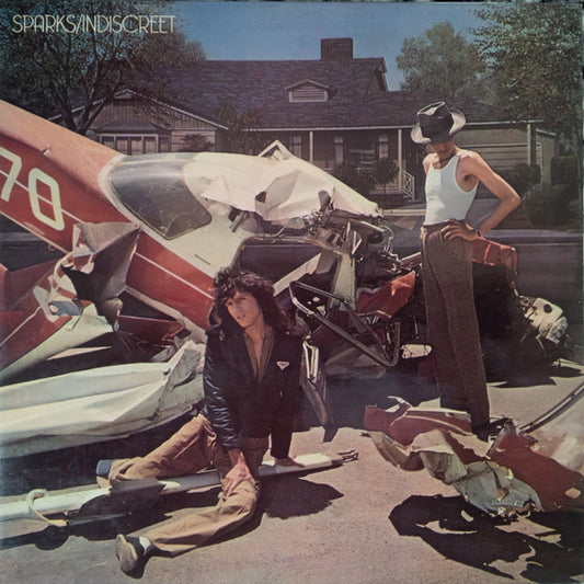 Image of Front Cover of 0115302C: LP - SPARKS, Indiscreet (Island Records; ILPS 9345, UK 1975, Gatefold, CBS Pressing) Spine wear  VG/VG+