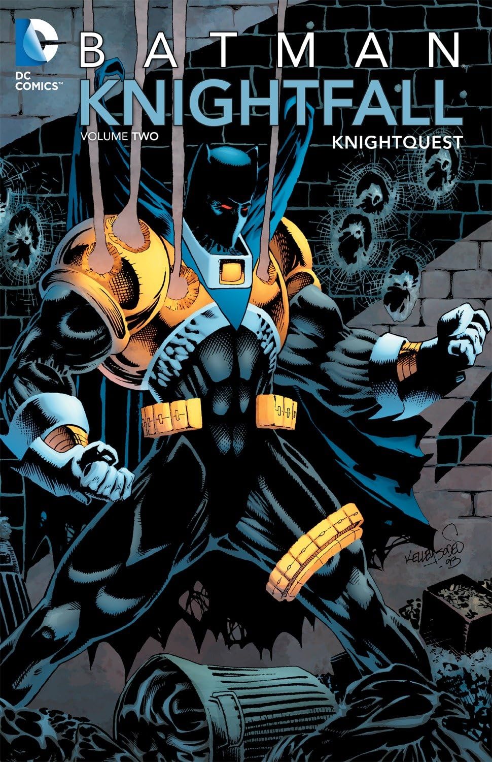 Image of Front Cover of 0155068S: Book - DENNIS O'NEIL, Batman: Knightfall Vol. 2: Knightquest (DC; , UK )   VG+/VG+