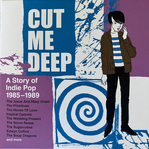 Image of Front Cover of 4xCD - VG+/VG+ - VARIOUS, Cut Me Deep (A Story Of Indie Pop 1985-1989) (Cherry Red; CRCD4BOX183, UK 2024, Box Set, Booklet), ,  - 3056016S
