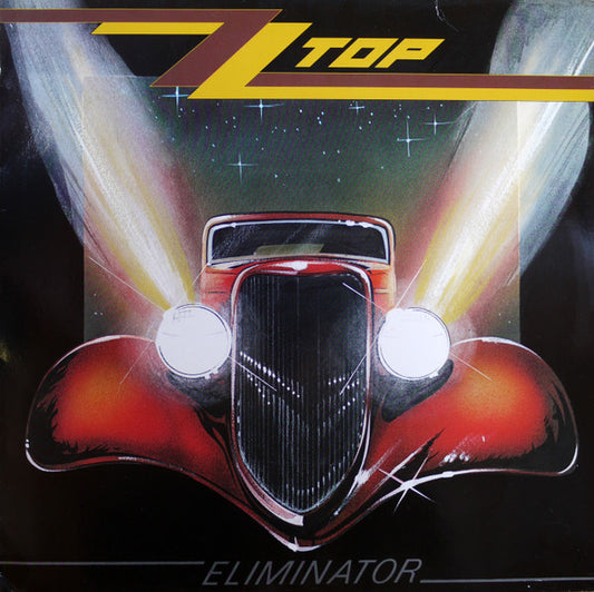 Image of Front Cover of 0145155S: LP - ZZ TOP, Eliminator (Warner Bros. Records; 92-3774-1, Europe 1983, Insert)   VG/VG+