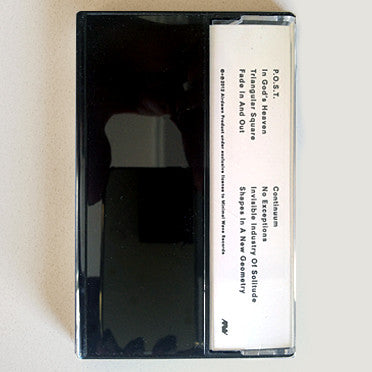 Image of Back Cover of 0135240E: Cassette - IN TRANCE 95, Shapes In A New Geometry (Minimal Wave; MW043, US 2012)   VG+/VG+