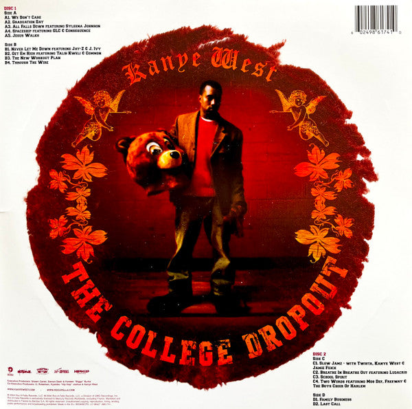 Image of Back Cover of 0135131E: 2xLP - KANYE WEST, The College Dropout (Mercury; 9861741, Poland 2004)   NEW/NEW